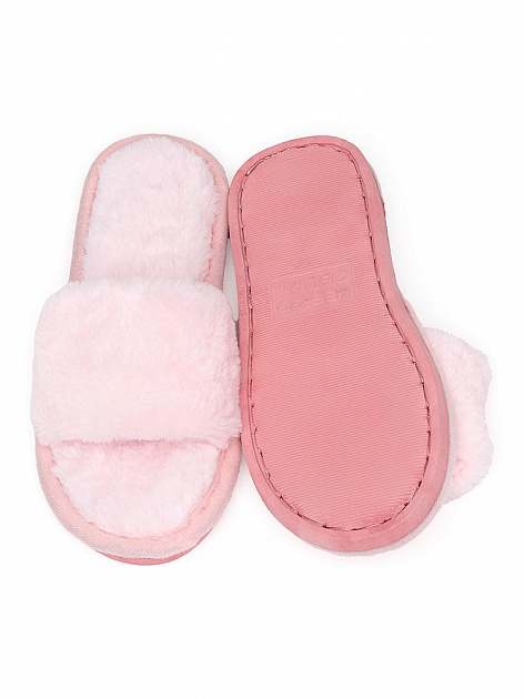 Туфли домашние-тапки р.38-39 LUCKY розовый искусственный мех полиэстер 000000000001187765