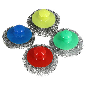 Стальная губка для мытья посуды Хозяюшка Мила 000000000001018206