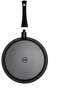 Сковорода 28см MOULIN VILLA Titanium Granit глубока съемная ручка литой алюминий 000000000001098698