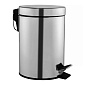 Контейнер для мусора 12л круглый с педалью нержавеющая сталь