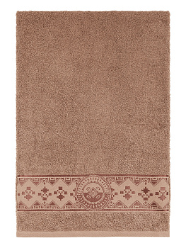 Полотенце 100х150см DE'NASTIA ТАЛИСМАН 1 бежевый хлопок-100% 000000000001215367