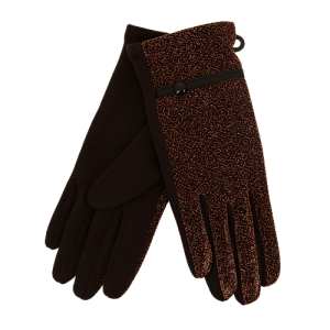 Перчатки женские люрекс р7-9 30%пэ/65%хлопок/5%эластан 000000000001182598