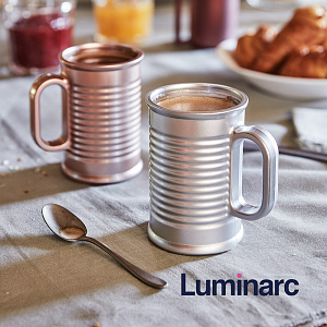 CONSERVE MOI ALU Кружка 320мл LUMINARC розовая стекло P3158 000000000001179116