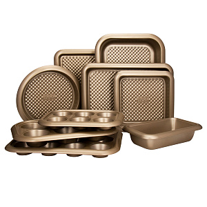 Форма для выпечки маффинов 6шт 29,4x21x3,5см LUCKY Золотые Грани 0,5мм углеродистая сталь 000000000001217835