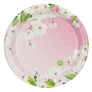 Набор одноразовых тарелок Сакура Европак Трейд, 210 мм, 6 шт. 000000000001144339