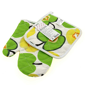 Набор кухонный23*15,5и15,5*15,5зелF020014 000000000001174684