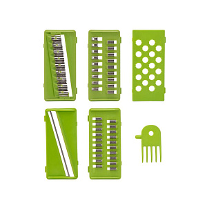 Овощерезка многофункциональная 32х11,5х11,5см 14предметов пластик/нержавеющая сталь Овощерезка многофункциональная 32х11,5х11,5см 14предметов пластик/нержавеющая сталь 000000000001222673