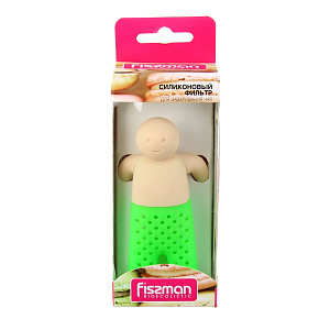 Фильтр для чая Человечек Fissman, 7?3 см, силикон 000000000001110485