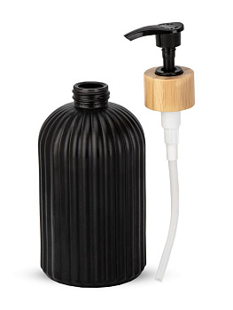 Диспенсер для жидкого мыла 20х7см в ассортименте стекло/пластик 000000000001227241