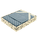 Комплект LUCKY Прованс (скатерть 150x250см + 4 салфетки 43x43см) в горох синий/белый 100% полиэстер E020174 000000000001202449