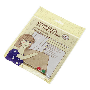 Салфетка для стекла DE'NASTIA 30х30см микрофибра T977005 000000000001124743