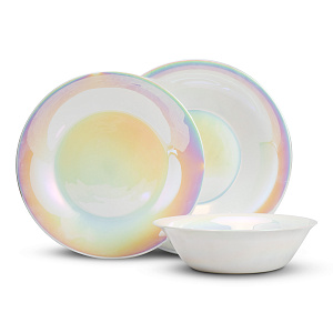 Салатник 16,4см/450мл LUCKY белый жемчуг стеклокерамика 000000000001218948