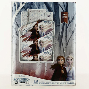 КПБ 1.5 поплин Холодное сердце 2 (50х70) рисунок 16230-1/16232-1 Зачарованные земли 000000000001195389