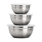 Набор мисок 3шт 600мл/900мл/1,2л 14/16/18см с крышками нержавеющая сталь