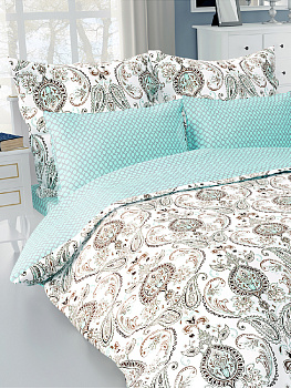 Комплект постельного белья 1,5-спальный LUCKY Византия new 2наволочки 70x70см сатин 100% хлопок 000000000001169056