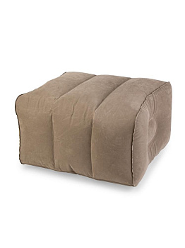 Подушка для путешествий 42х26х48см с насосом серый ПВС/флок 000000000001226507