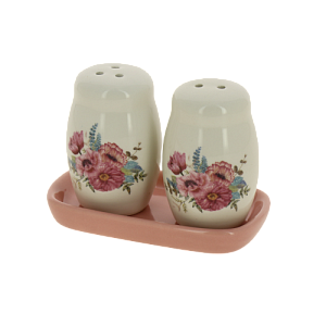 Набор для специй 11,3x6,9x7,8см Пионы Доломит M56052 000000000001193774
