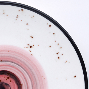 Тарелка обеденная 25см TULU PORSELEN Galaxy milky/bordeaux фарфор 000000000001212278