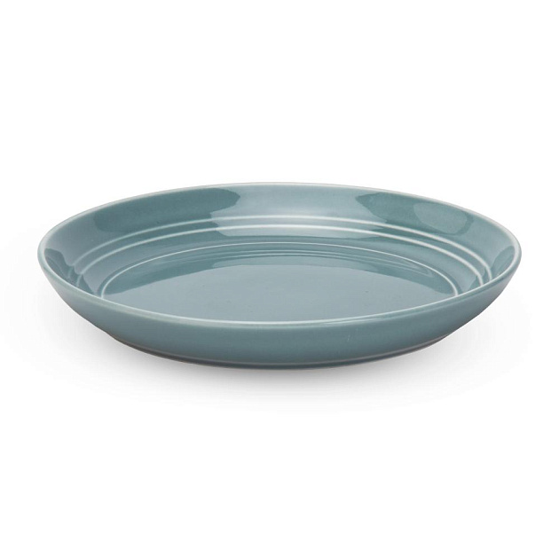 Тарелка десертная 20см темно-серый керамика 000000000001225438