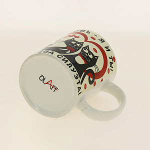 Кружка 350мл OLAFF Два силуэта подарочная упаковка фарфор 000000000001184059