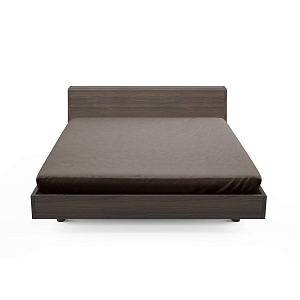 Простыня 150х200см LUCKY шоколад поплин хлопок 100% 000000000001221097