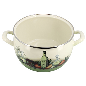 Кастрюля 4л Тоскана металлическая крышка 2458 000000000001122173