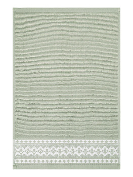 Полотенце кухонное 40x60см DE'NASTIA вельвет зеленый хлопок 000000000001215745