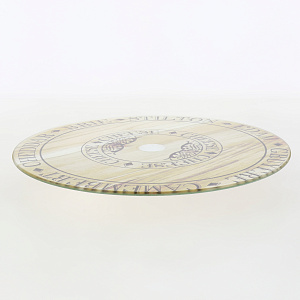 Блюдо сервировочное 28см LARANGE вращающееся дерево стекло 000000000001212960