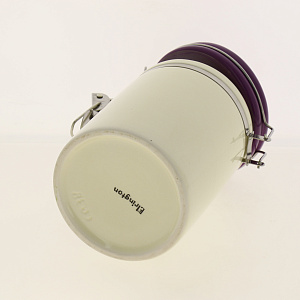 Банка для сыпучих продуктов 850мл Слива с клипсой подарочная упаковка 000000000001177428