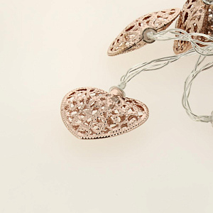 Электрогирлянда КУПМАН Сердце 10 лампочек металл 000000000001180295