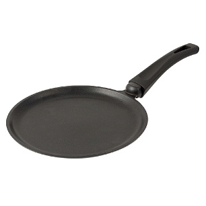 Сковорода блинная 24см TIMA Шеф с прямым краем ИНДУКЦИЯ пластиковая ручка алюминий 000000000001203592