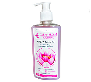 Крем-мыло 350мл CLEAN HOME BEAUTY CARE Увлажняющее дозатор 000000000001213114