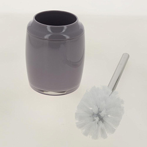 Щетка для унитаза DE'NASTIA овал лаванда пластик 000000000001200449