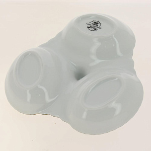 Менажница Золотая отводка Porcelaine Czech Gold Hands, 17.5 см 000000000001136231