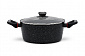 Кастрюля 2,4л POLARIS PRO collection-20C черная кованый алюминий