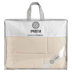 Одеяло-покрывало 2-спальное 170x205см DE'NASTIA молочный полиэстер 000000000001219108