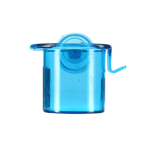 Стакан для умывальных принадлежностей на присоске Мультидом, пластик 000000000001126918