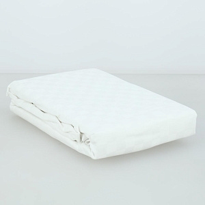 Наволочки 2шт 70х70см DE'NASTIA белые сатин-клетка хлопок100% 000000000001208203