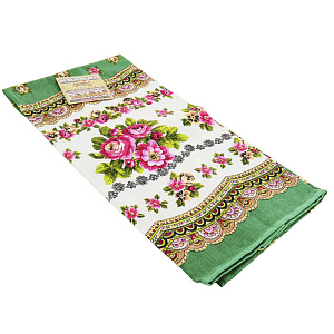 Полотенце Павлопосадские мотивы Мультидом, хлопок 000000000001158214