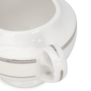 Молочник 260мл Анжелика с серебром фарфор 000000000001219775