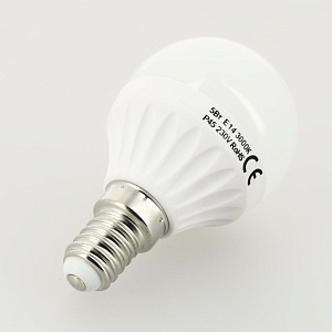 Лампа LED P Экон, Е14, 5W, 3000К, P45 000000000001109557