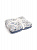 Комплект постельного белья 1,5спальный DE'NASTIA (50x70см-2шт/под-145x210см/пр-150x215см) Азулежу белый/голубой/синий жатый хлопок 000000000001221444