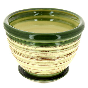 Ваза Интерьер №1 бол. зелёно-коричневое2014-2011 000000000001184698