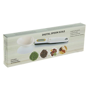 Весы кухонные LUAZON HOME LV-507 до0,5кг электронные белые пластик 1677901 000000000001180051