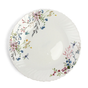 Тарелка десертная 19см FARFORELLE Цветущий луг стеклокерамика 000000000001216077