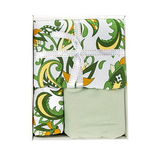 Комплект постельного белья 2-спальное Пейсли (175х215,200х220,50х70-2шт) поплин хлопок 100% 000000000001214247