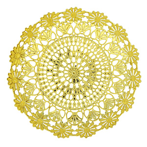 Блюдо сервировочное Золото, 20 см 000000000001176213