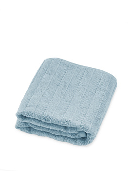 Полотенце махровое Широкая Волна 450gsm  100x150см 100% хлопок  Светло-голубой D100068 000000000001194326
