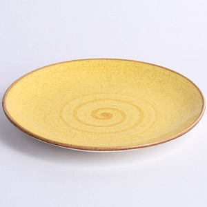 Тарелка десертная 19см TULU PORSELEN Active Deniz Lemon фарфор 000000000001212301