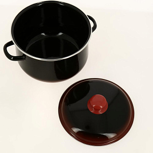 Набор посуды СТАЛЬЭМАЛЬ ( 2,4л+5,5л) коническая форма эмалированная сталь 000000000001008637